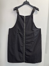 Shein Curve Romper Overalls Womens Size 4XL Black One-Piece Zip Up Front Dress
