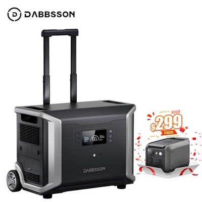 Dabbsson 3430Wh 3600W Portable Power Station Solar Generator for Home  Backup Rvs | eBay