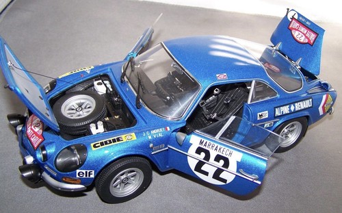 Rare Kyosho 1:18 Alpine A110 1600S #22 Monte Carlo 1971 - Picture 2 of 11