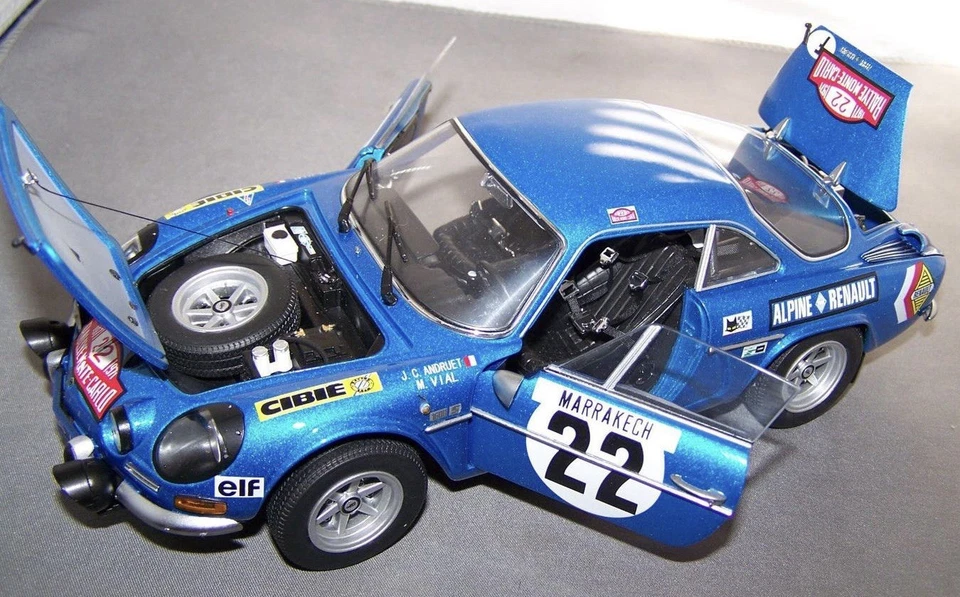Raro Kyosho 1:18 Alpine A110 1600S #22 Monte Carlo 1971 Foto 2 de 4