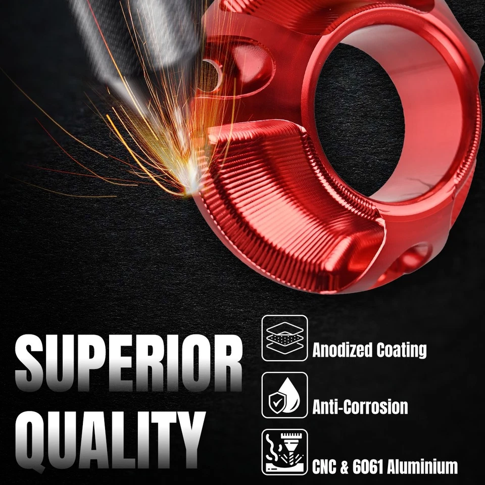 CNC Exhaust Power Tip w/ Spark Arrestor Screen For Honda CRF 70F 80F 100F 110F - Imagem 4 de 4