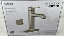 Kohler Cordate Single-handle Bathroom Faucet Brushed Nickel R30283-4D-BN