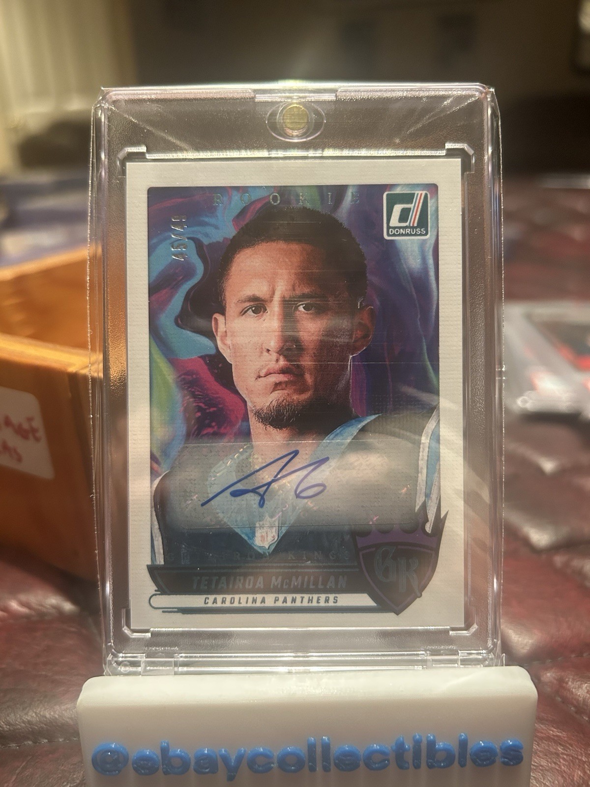 Tetairoa McMillan 2025 Donruss Rookie Auto /49 Gridiron Kings Panthers RC SP