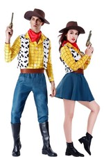 Toy Story Woody Halloween Cosplay Kostüm Stoff für Erwachsene Herren & Damen Anzug-UK