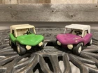 Vtg 1975 Tiny Tonka Fun Dune Buggy Green & Purple