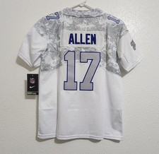 Buffalo Bills Josh Allen 17 Stitched Jersey Youth Size Medium 10/12 NWT