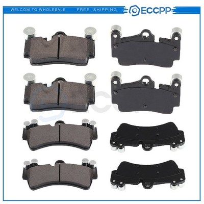 Front Rear Metallic Brake Pads For Audi Q7 Porsche Cayenne Volkswagen Touareg