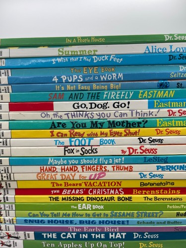 Lot of 50 Dr. Seuss Beginner Books / Bright & Early Children’s Hardcover Books - Picture 2 of 5