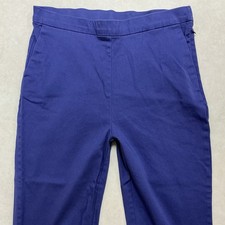 Ladies Cotton Traders Crop Mauve Trousers leggings Size 12 (476C)