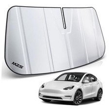 Windshield Sun Shade Compatible with Foldable Car Front Model Y 2020-2026
