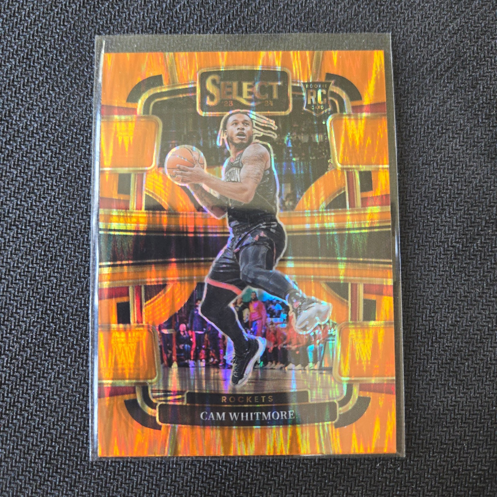 2023-24 Panini Select - Concourse Cam Whitmore #69 Orange Flash Prizm (RC)