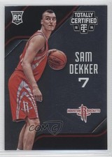 2015-16 Panini Totally Certified Rookies Sam Dekker #176 8a7