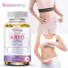 Keto Capsules 2000mg - for Fat Burn Weight Loss Detox Keto,Metabolism Supplement