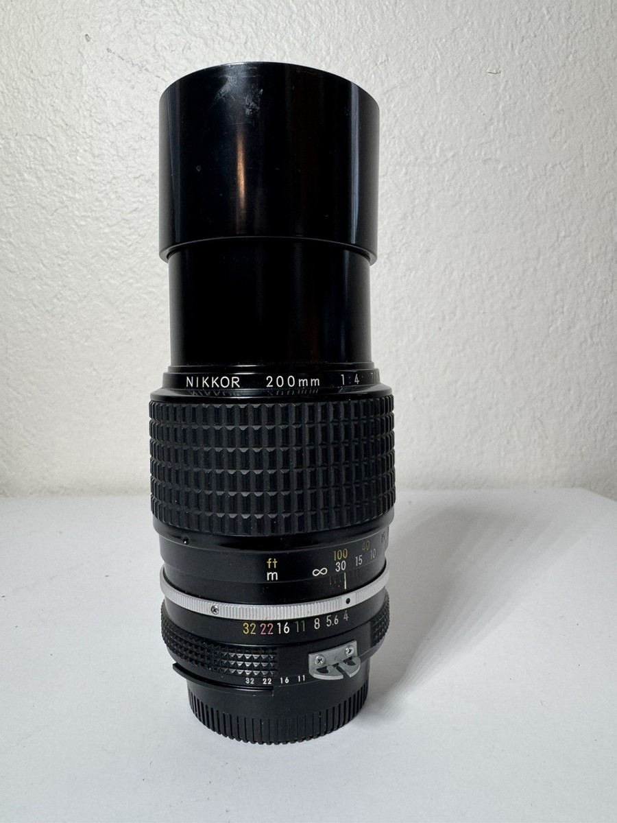 Nikon Nikkor 200mm f4 Lens - Free Shipping | eBay