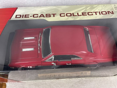 Chevelle SS 396 1967 rojo 1:18 coche diecast GM MotorMax - caja abierta - Imagen 4 de 8