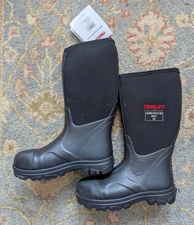 Tingley Badger Steel Toe Rubber Muck Boots 6 men's, 8 women's neoprene top