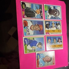 1981 Topps Baseball Cards 6