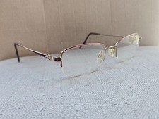 Vintage Aristar Women Eyeglasses Frame Charmant AR6895 Gold/Burgundy Tone Glass