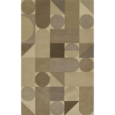 Luxury Hand Tufted Wool Rug Modern Geometric Abstract Area Carpet, Runner Rugs