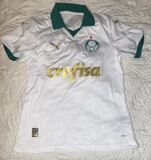 Puma Palmeiras Player Version Jersey Men  s Sz Medium White 2024
