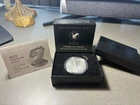 2022-W American Eagle 1 Oz Silver Uncirculated Coin COA, OGP