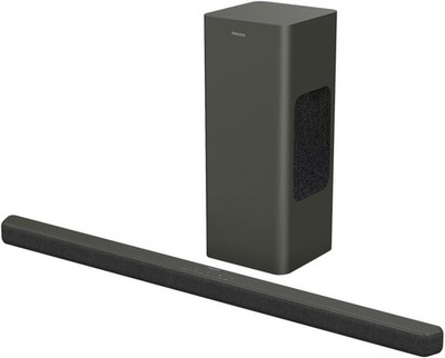 Philips TAB8200/10 Grau Soundbar, 2.1 Kanal-System, 320 Watt