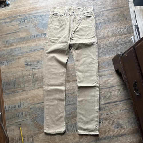 Levi’s 510 Skinny Fit Straight Leg Chino Trousers Tan Mens W29 L32 - Picture 3 of 7