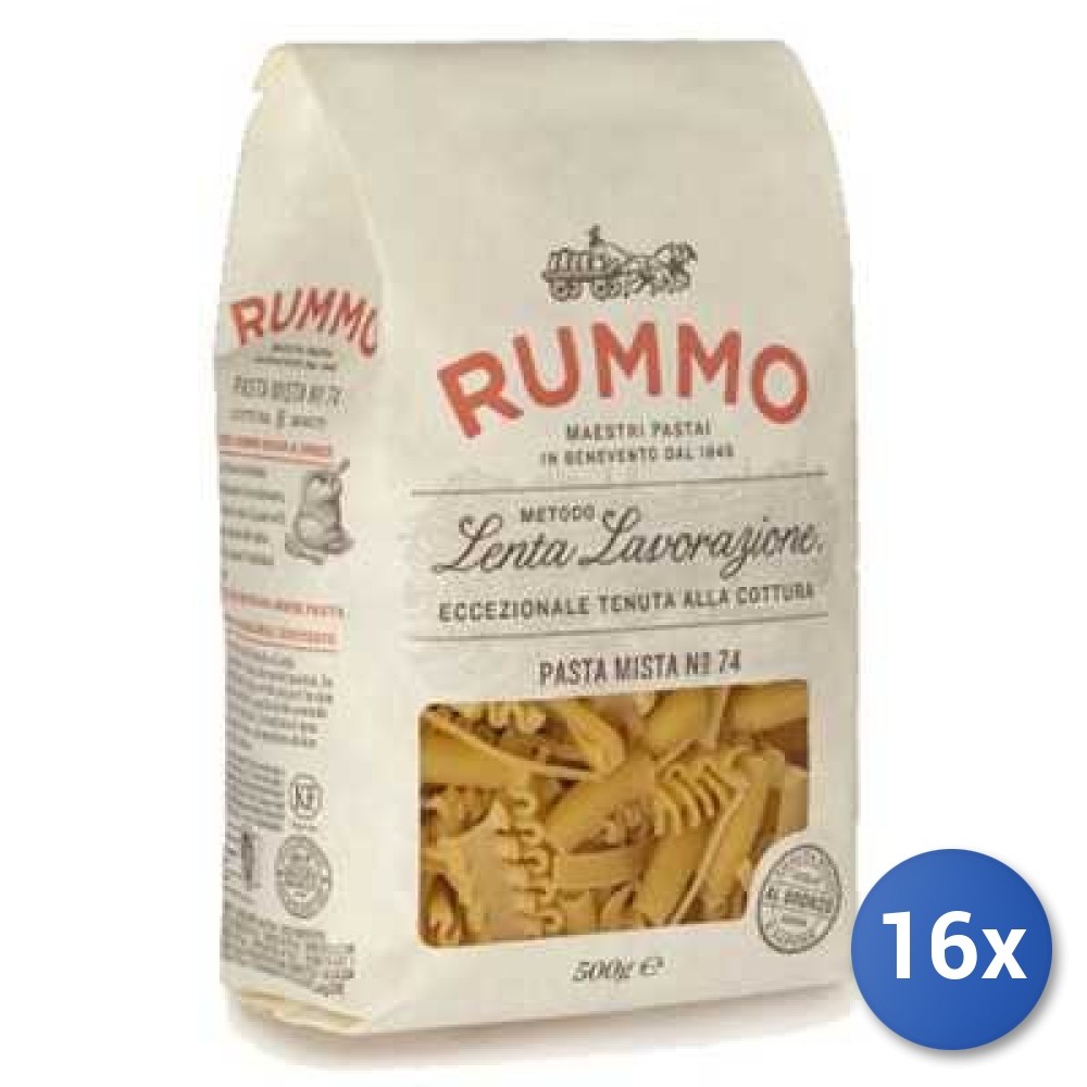 16x Multipack Rummo Mixed Pasta 74 500g Assorted
