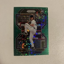 2022 Panini Prizm Green Donut Circle Prizm Joe Ryan #81 Rookie RC Ssp Rare