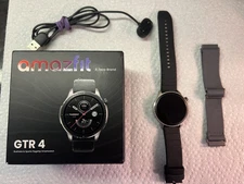 Amazfit GTR 4 Smart Watch - Pre-owned in original box , Xtra new band