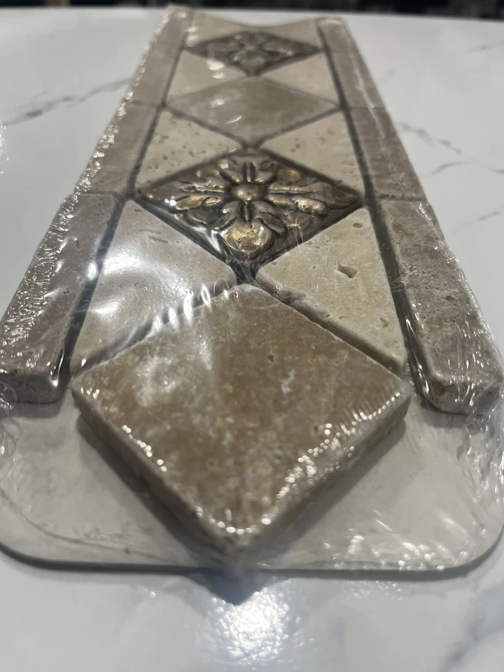 Satori Noce And Chiaro Tumbled Travertine As Kitchen Bathroom Walls. - Image 3 of 3