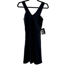 NWT Express Black Skater Dress Tank Top Mini Dress Ponte Stretchy MSRP $69