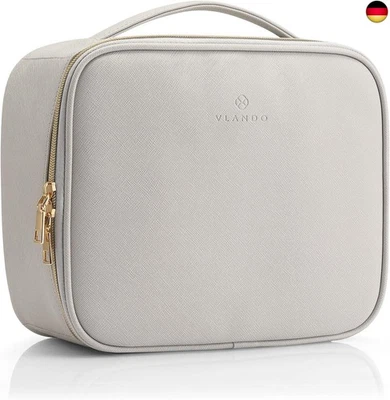 Vlando Reise Kosmetiktasche Große Schminktasche,Makeup Tasche für Damen Frauen M