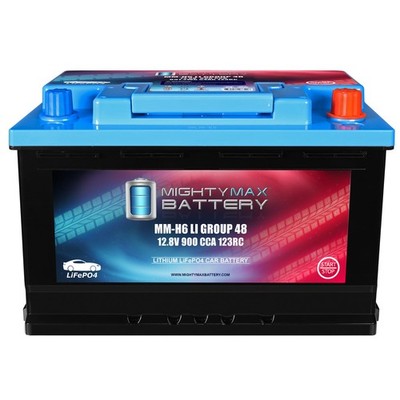 Mighty Max MM-H6LI Group 48 12.8V 54Ah Lithium Replaces Chrysler Crossfire 04