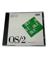 Vintage 1993 IBM OS/2 Version 2.1 for MS-DOS  Windows 3.1 32-bit CD-ROM
