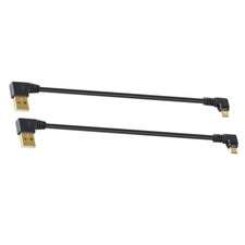 Vergoldetes, 1 M Langes, Kurzes 90-Grad-USB-2.0-auf-Micro-USB-Stecker-Kabel9628