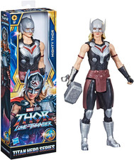 Avengers Titan Hero Series Mighty Thor Toy, 12-Inch-Scale Thor: Love and Thunder