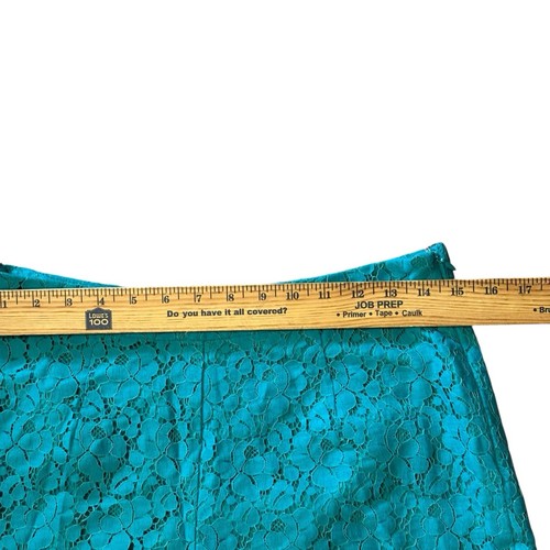 Bisou Bisou Womens Shorts Size 10 Teal Floral Lace Festival Cheeky Summer - Picture 4 of 7