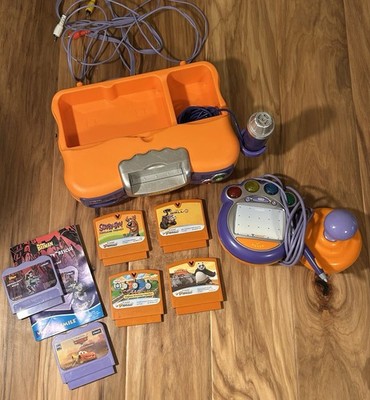 VTech V.Smile TV Learning Console With 6 Games 1 Controller Tested (READ)