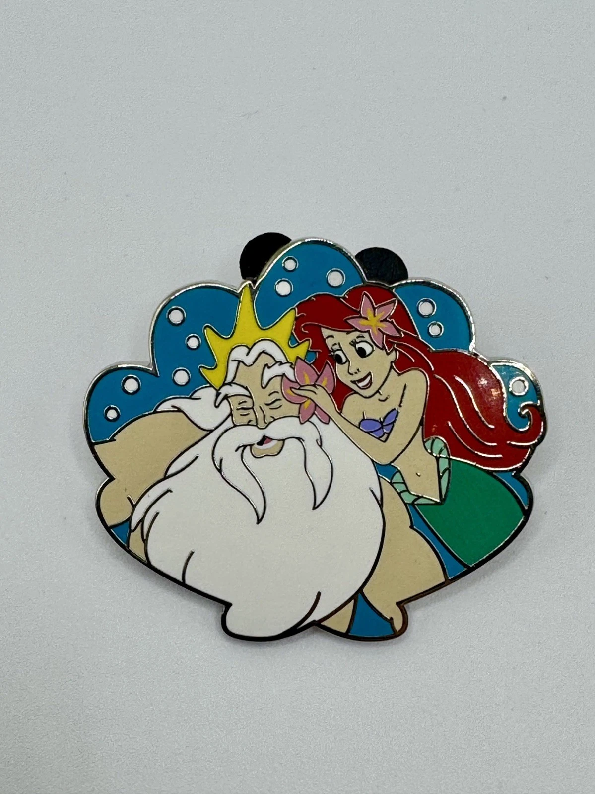 2023 The Little Mermaid Mystery Princess Ariel & Father King Triton Disney Pin