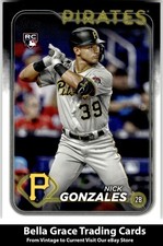 2024 Topps Nick Gonzales #168 Pittsburgh Pirates Rookie MLB Baseball 
