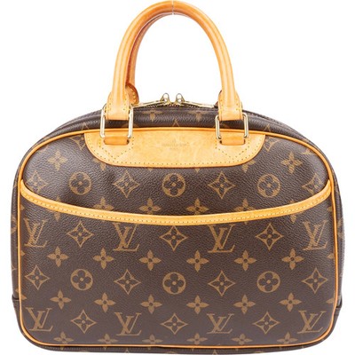 Louis Vuitton Canvas Monogram Trouville Handbag Tasche
