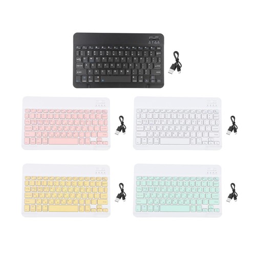 Compact -Slim Rechargeable Professional Korean Laptop Bluetooth Keyboard - Picture 1 of 29