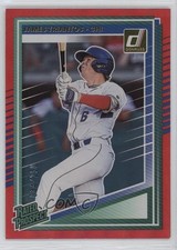 2025 Panini Donruss Rated Prospects Red 34/250 James Triantos #171 b4d