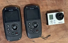 GoPro HERO3 + 2 Kodak PlaySport Zx5 Waterproof Cameras – Tested Sold As-Is