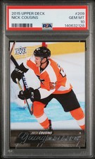 2015-16 Upper Deck Nick Cousins #209 Young Guns Rookie PSA 10 POP 18