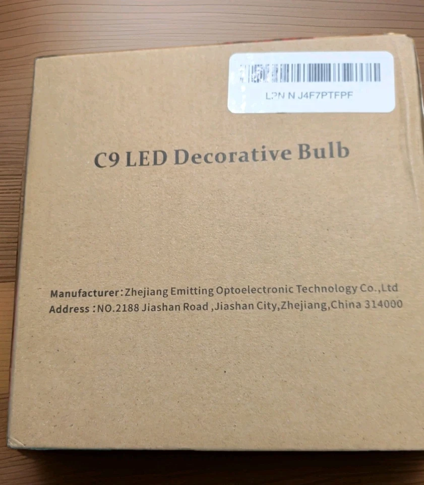 C9 LED Decorative Beautiful Clear Replacement Bulbs Box of 50 NEW! - Image 2 of 4