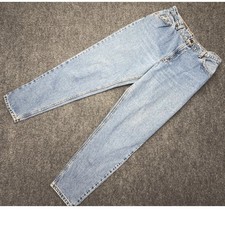 Vintage Levi’s Jeans Women Medium USA Made 1996 Orange Tab Tapered Light Wash