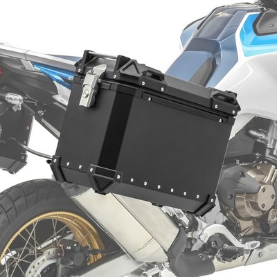 Motorrad Alukoffer 48 Liter Seitenkoffer Bagtecs XW48 links schwarz gebraucht