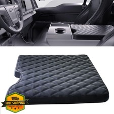 Areeyils F150 F250 F350 Console Armrest Cover PU Leather 2015-26